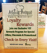 Dining Loyalty Rewards